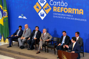 Lançamento do Cartão Reforma. Foto: Reprodução/ Orlando Brito
