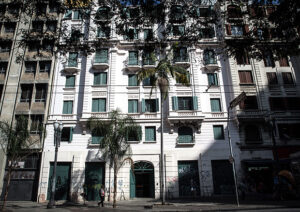 Palacete dos Artistas, no centro de São Paulo, moradia com modelo de aluguel social. Foto: Bruno Santos/ Folhapress