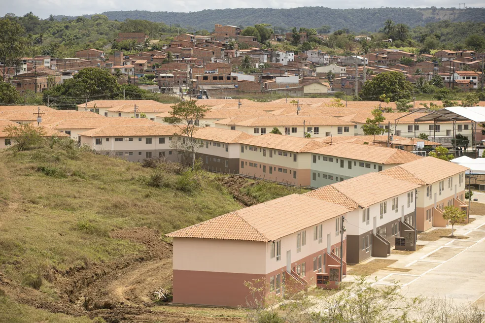 Apartamentos entregues pelo governo em janeiro no Minha Casa, Minha Vida. Complexo fica em Santo Amaro, na Bahia — Foto: Joédson Alves/Agência Brasil